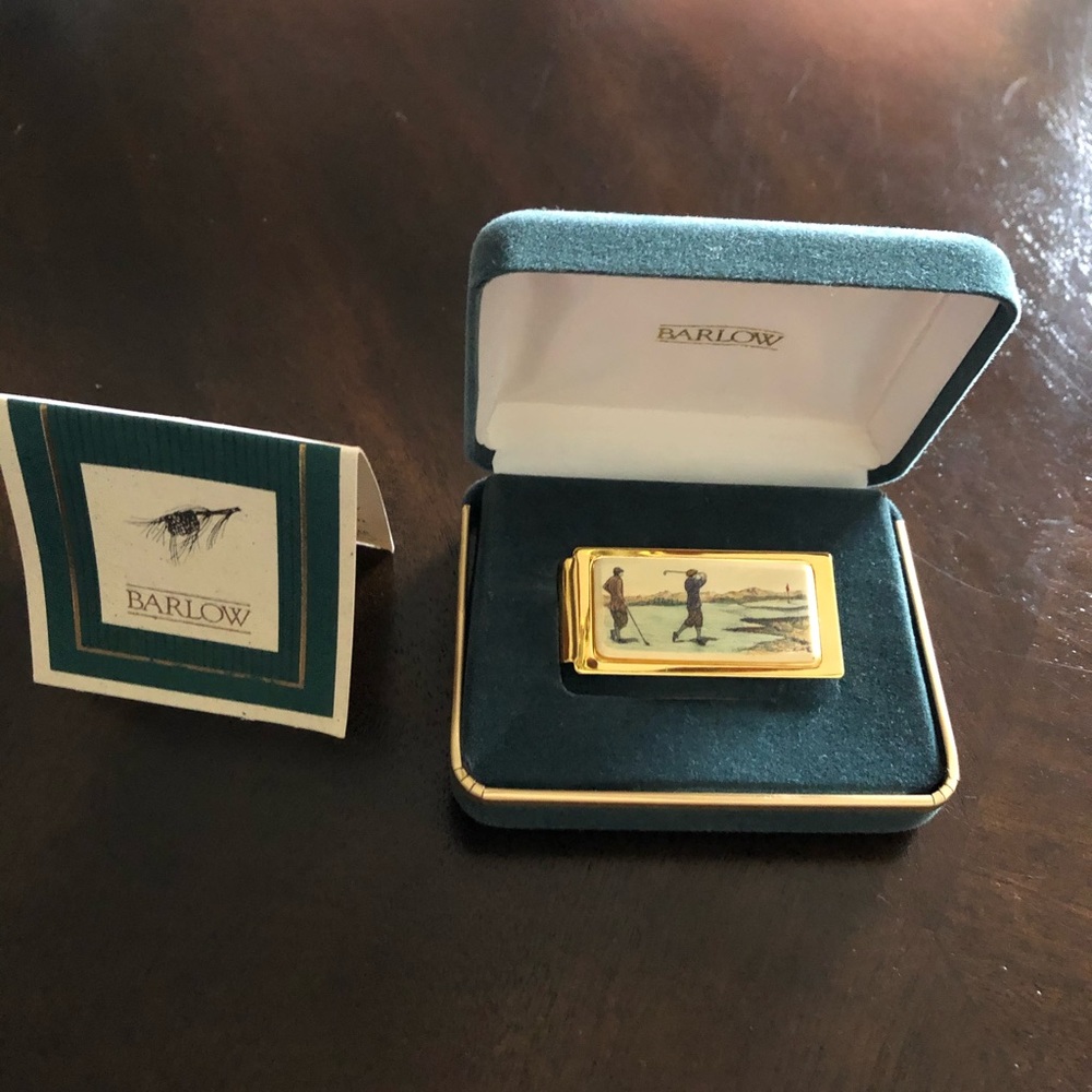 Barlow Golfers Hinged Money Clip
In Original Box